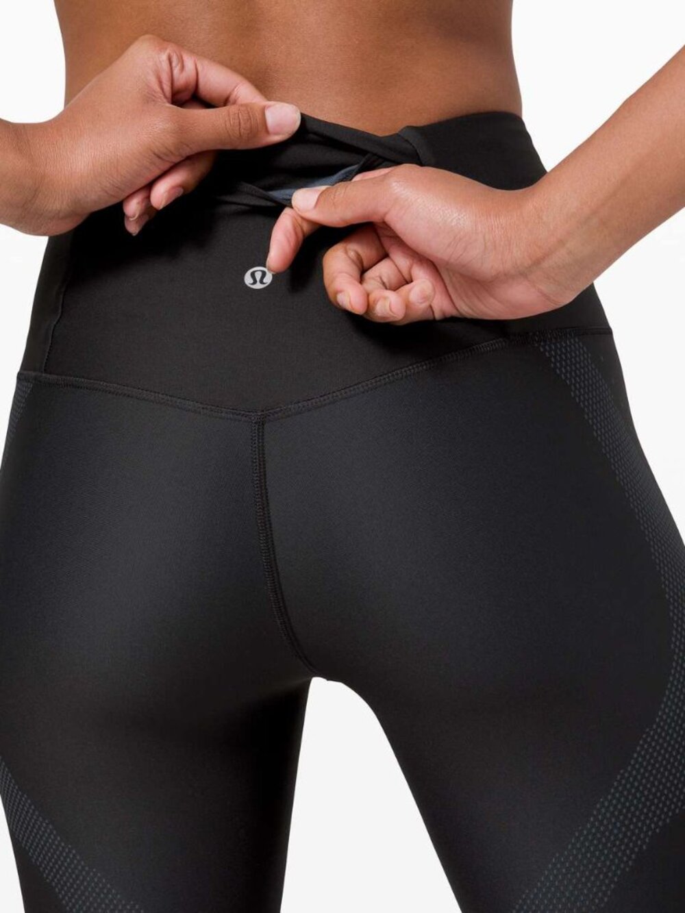 Lululemon Mapped Out High-Rise Tight 28" Black Iron Blue W5CZTS SenseKnit